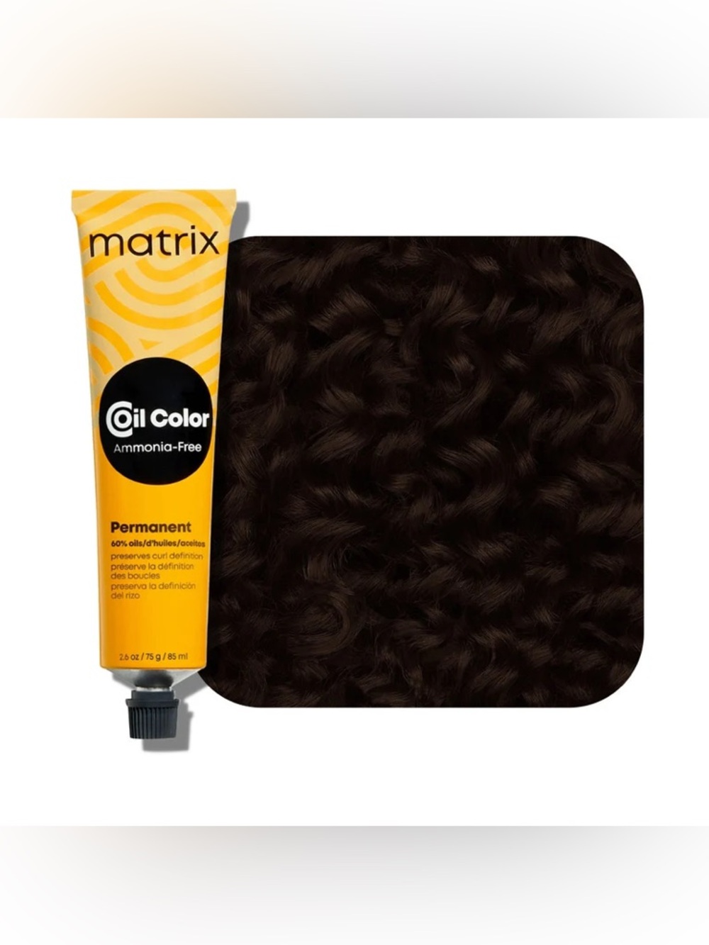 Matix Coil Color Permanent Hair Color 4W